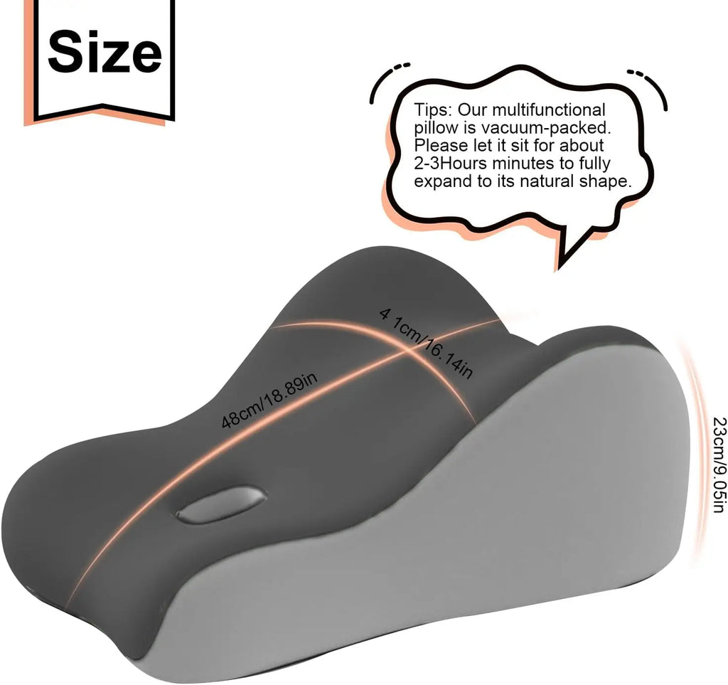 Memory Foam Wedge Positioning Pillow | Washable Cover