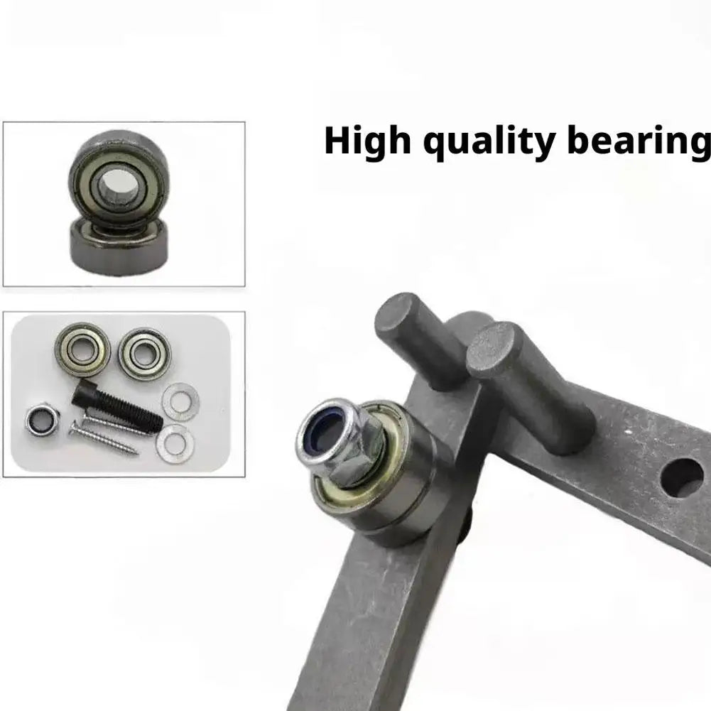 Manual Steel Fixture Bender – Bearing Design for DIY & Garden