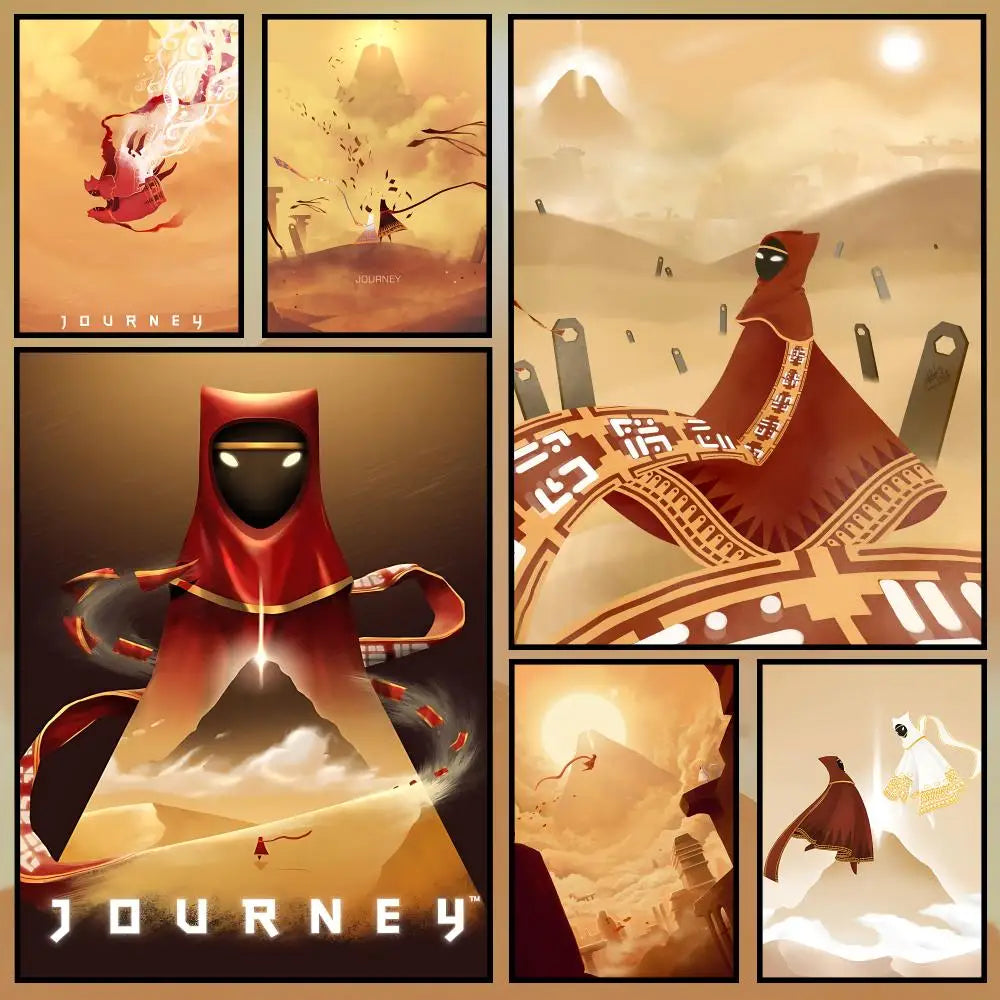 Journey Album Self-Adhesive Wall Poster – HD Waterproof Art Print