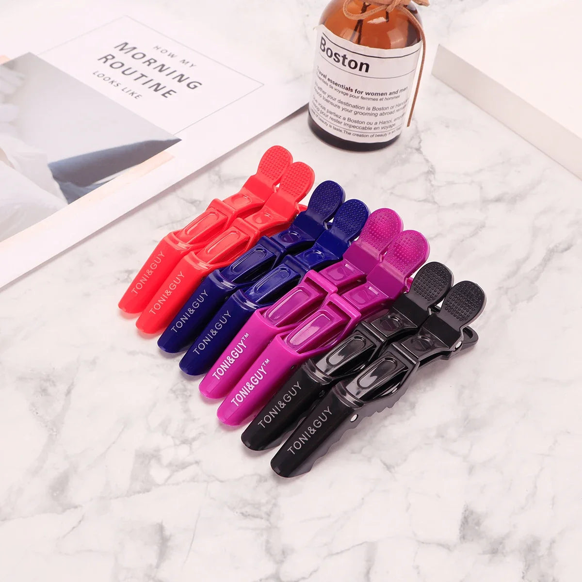 6-Pack Salon Alligator Hair Clips – Traceless Sectioning Clips
