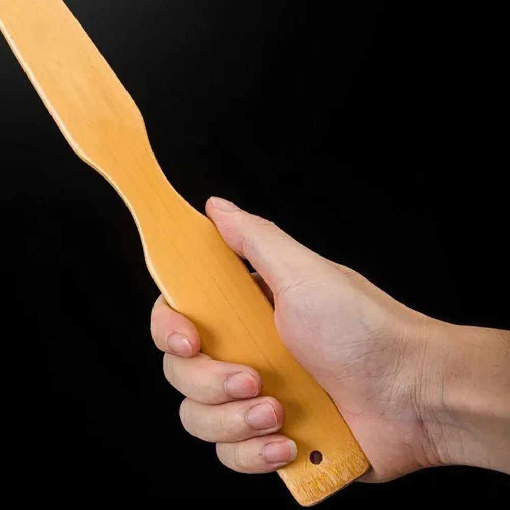 Bamboo Back Scratcher Aid Stick Scratching Massage Roller Long Wooden