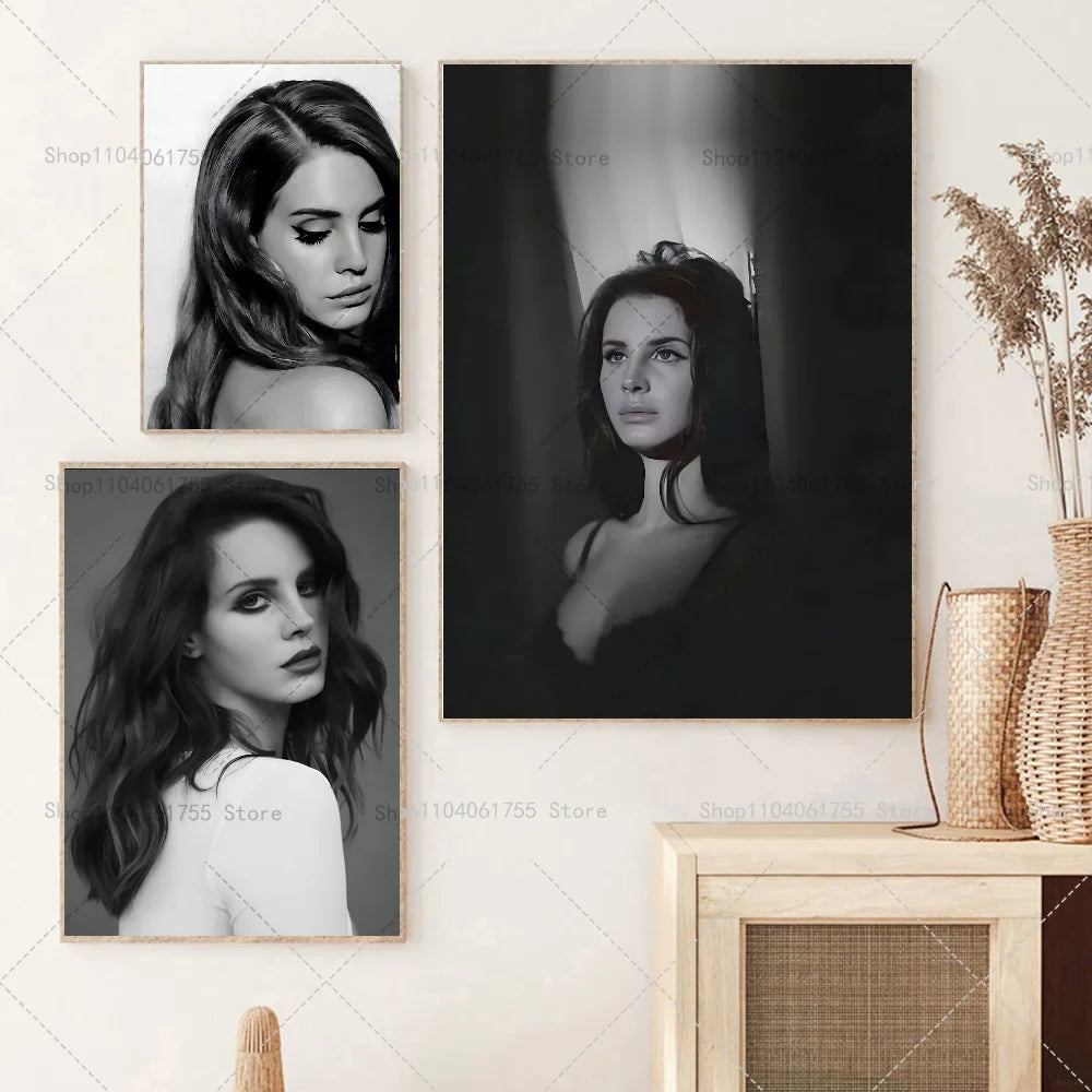 Lana Del Rey Wall Poster – Self-Adhesive Waterproof Art Sticker