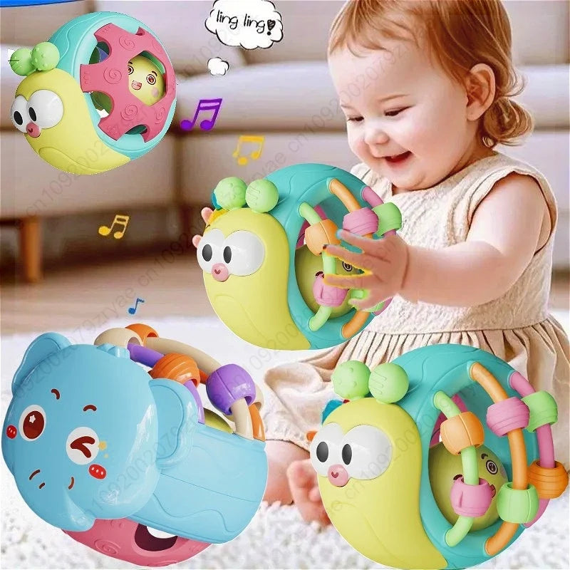 Baby Rattle Sensory Ball Toy | Soft Grasp Crawling Toy 0–12M