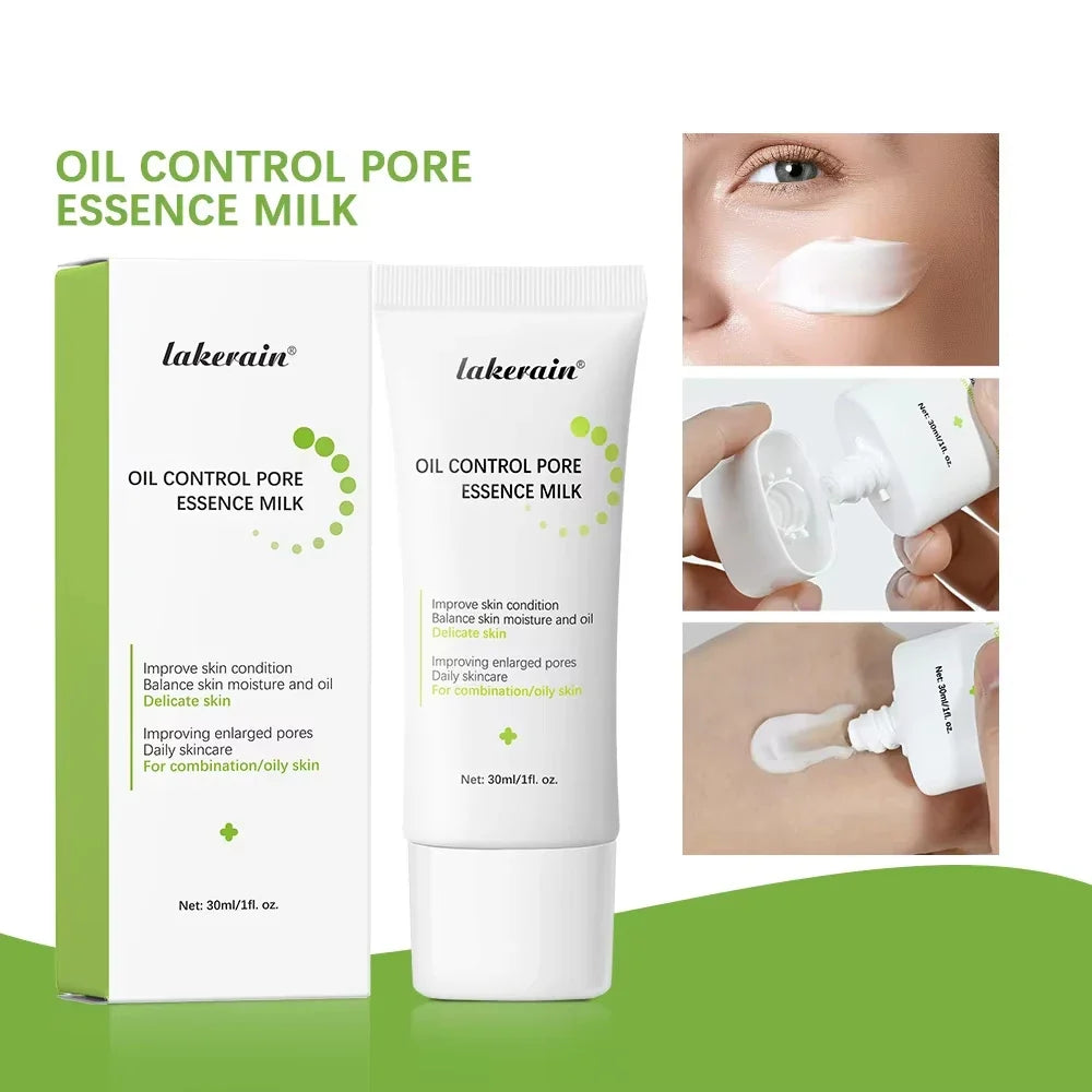 30ml Oil Control Pore Essence Milk – Smoothing Hydrating Serum