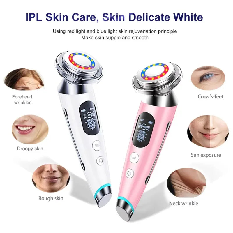 4-in-1 Facial Massager | LED Light Therapy Skin Rejuvenation