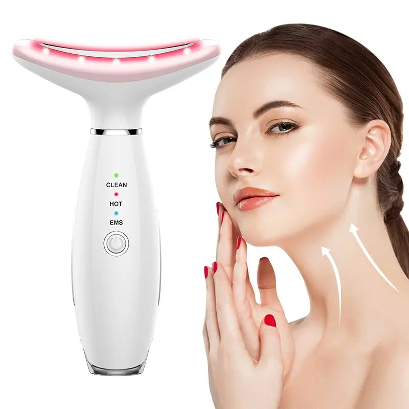 7-in-1 LED Cryo Face & Neck Massager | Gua Sha Ice Globe