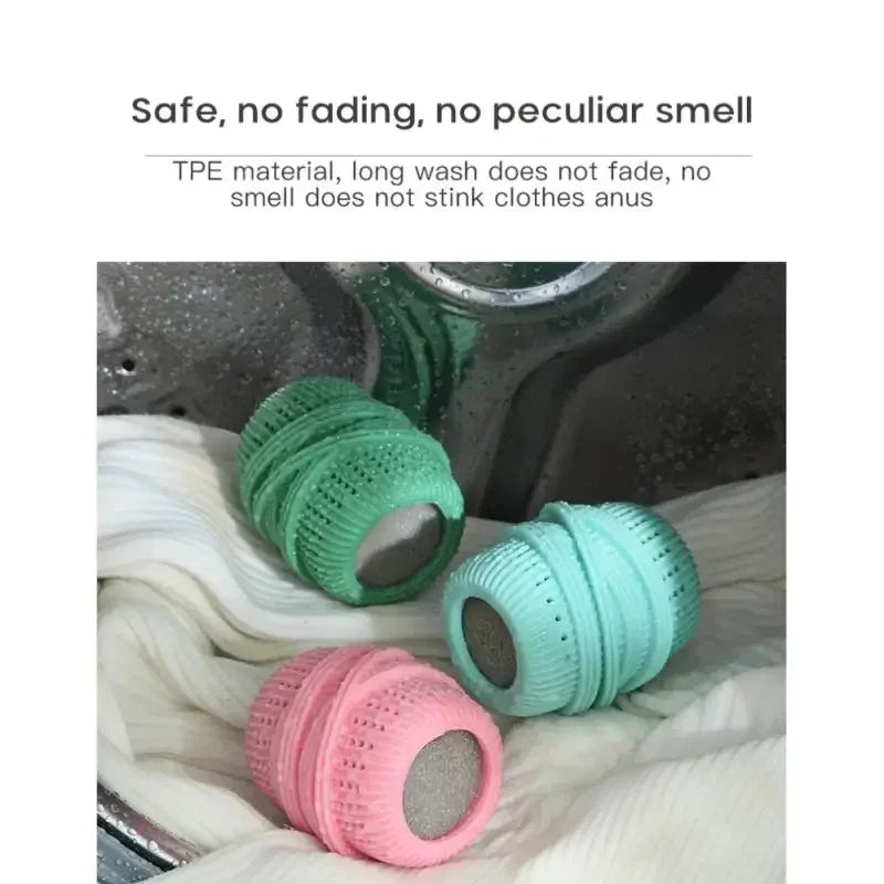 Silicone Laundry Ball – Anti-Tangle Washing Machine Cleaner