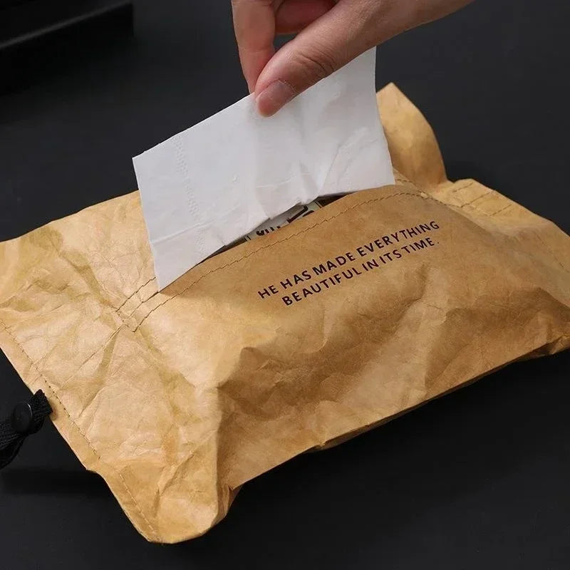 Microfiber Tissue Box Cover – Car & Home Tissue Holder