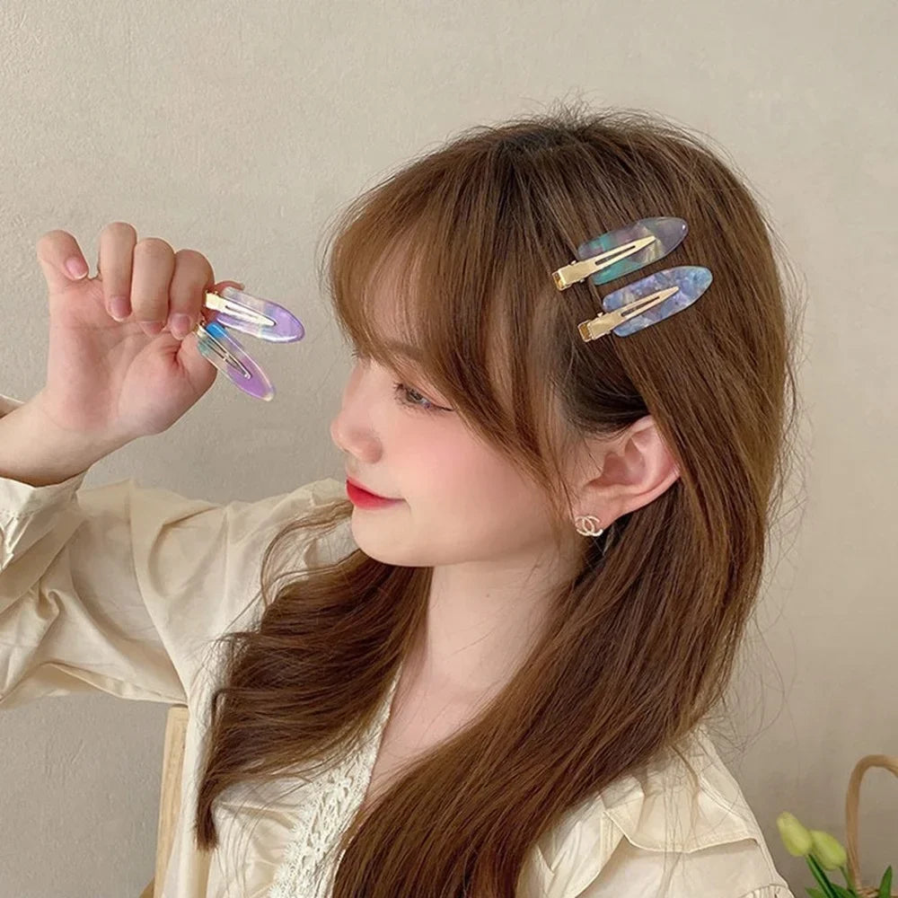 No-Crease Seamless Duckbill Hair Clips | Bangs & Fringe Set