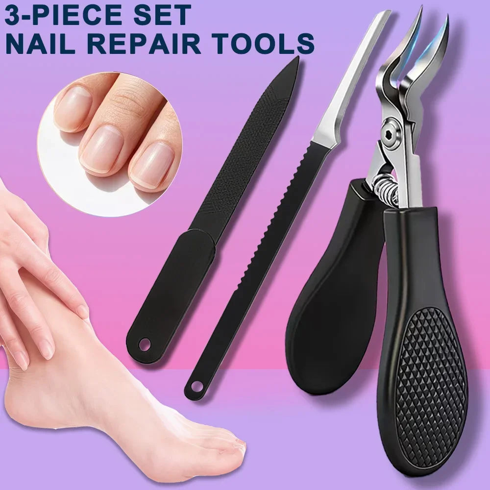 Stainless Steel Nail Clipper & Cuticle Nipper | Precision Blade
