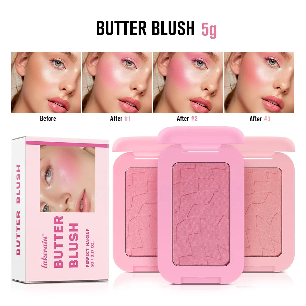 Matte Butter Bronzer & Blush Powder | 8 Shades, 12HR Wear