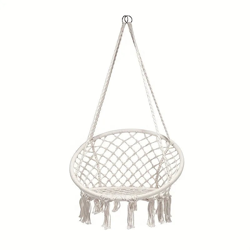 Rope Hanging Swing Chair – Polyester & Nylon | Patio, Bedroom