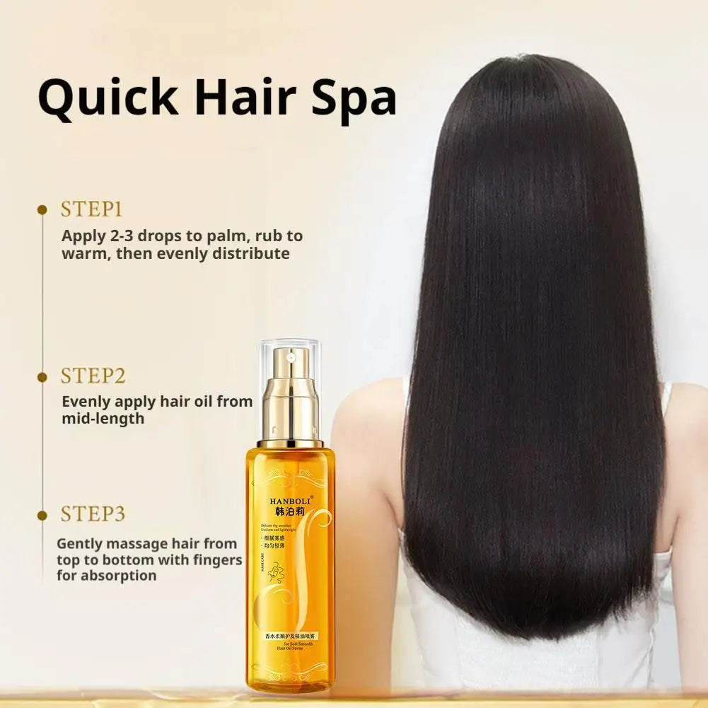 Essential Oil Hair Oil Spray | Moisturizing, Anti-Frizz Mist