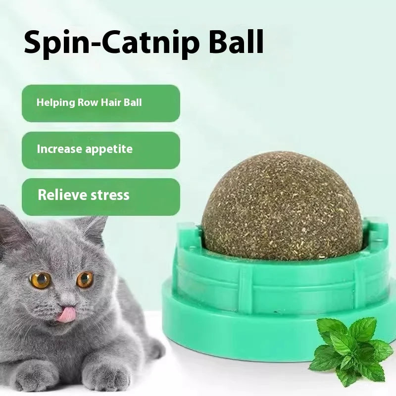 Catnip Ball Cat Toy Self-amusement Kitten Supplies Catgrass Teething