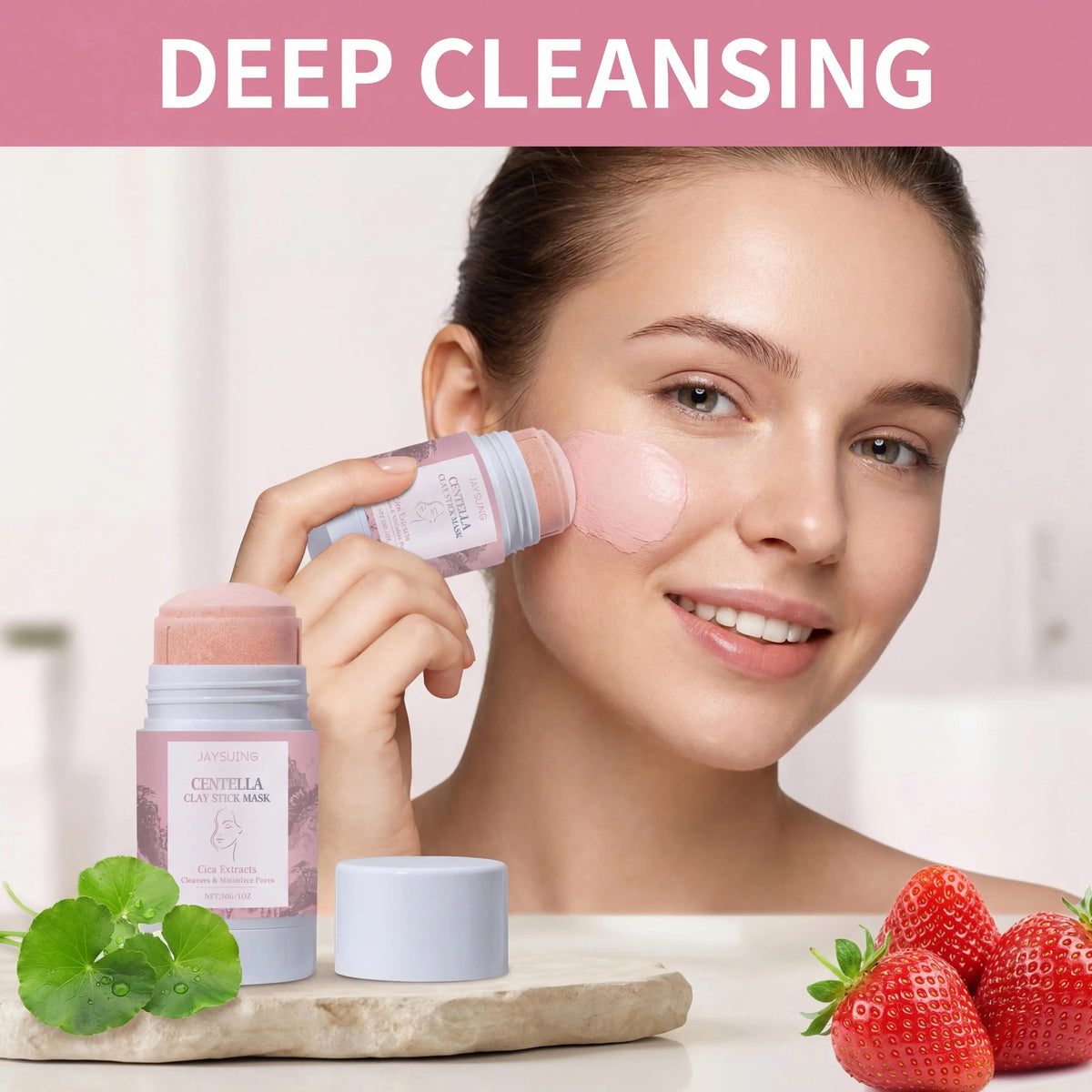 Centella Asiatica Clay Mud Mask Stick – Pore Cleanse & Oil Control