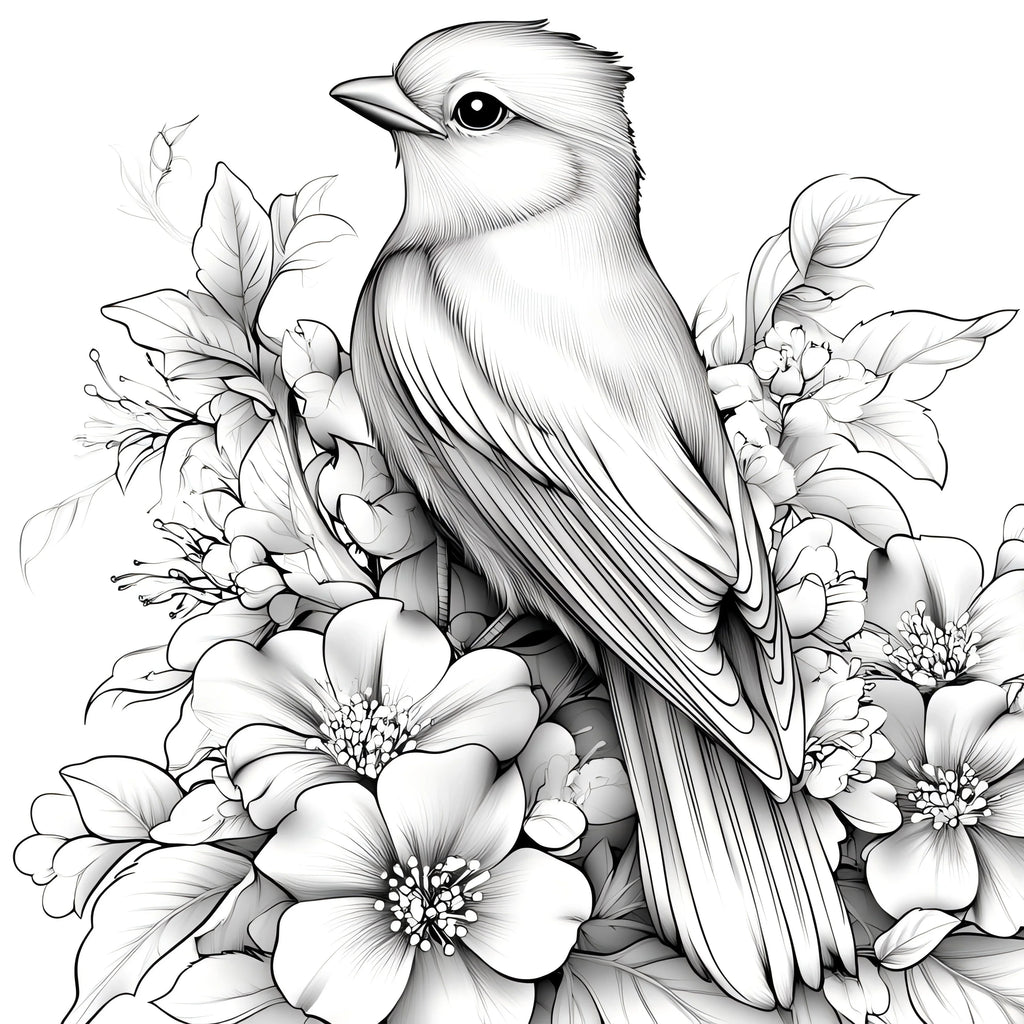 Bview Art 20 Pages Adult Coloring Books Stress Relief Doodle Drawing