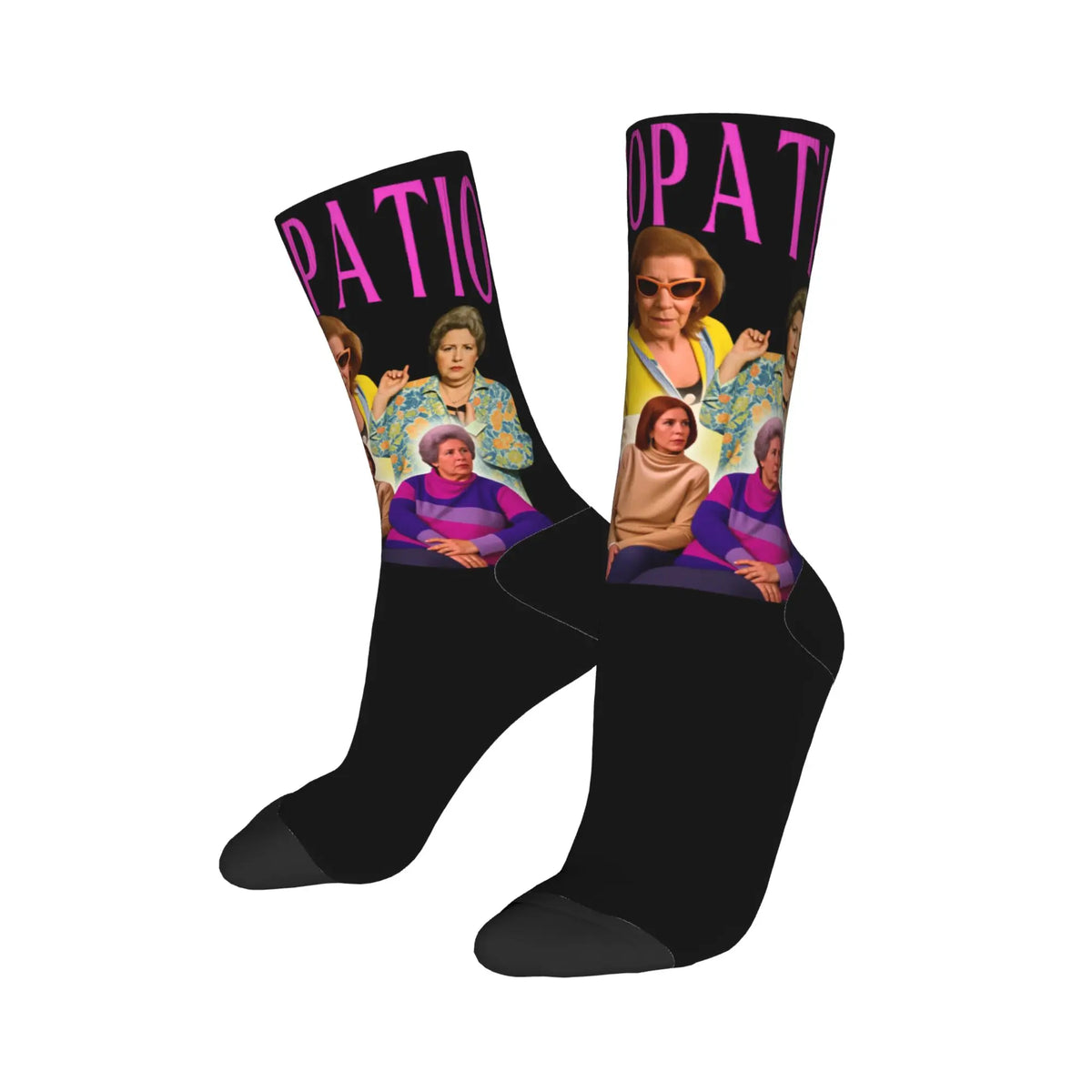 Aquí No Hay Quien Viva Novelty Crew Socks | Men's Non-Slip