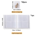 Jewelry Storage Album Transparent PVC Book Earring Necklace Bracelet