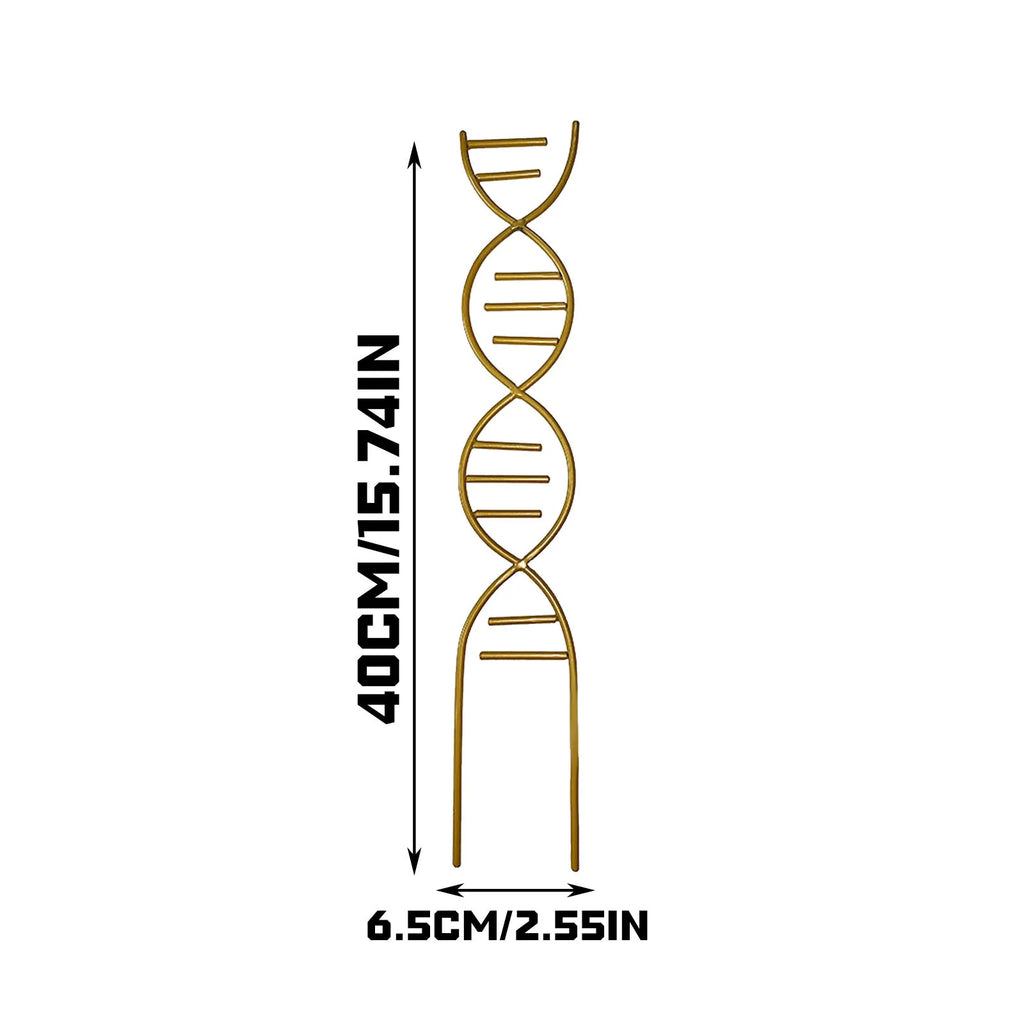 Metal DNA Shape Plant Trellis | Climbing Plant Support Stake