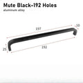 Black & Gold Aluminum Cabinet Handles | Drawer & Door Pulls