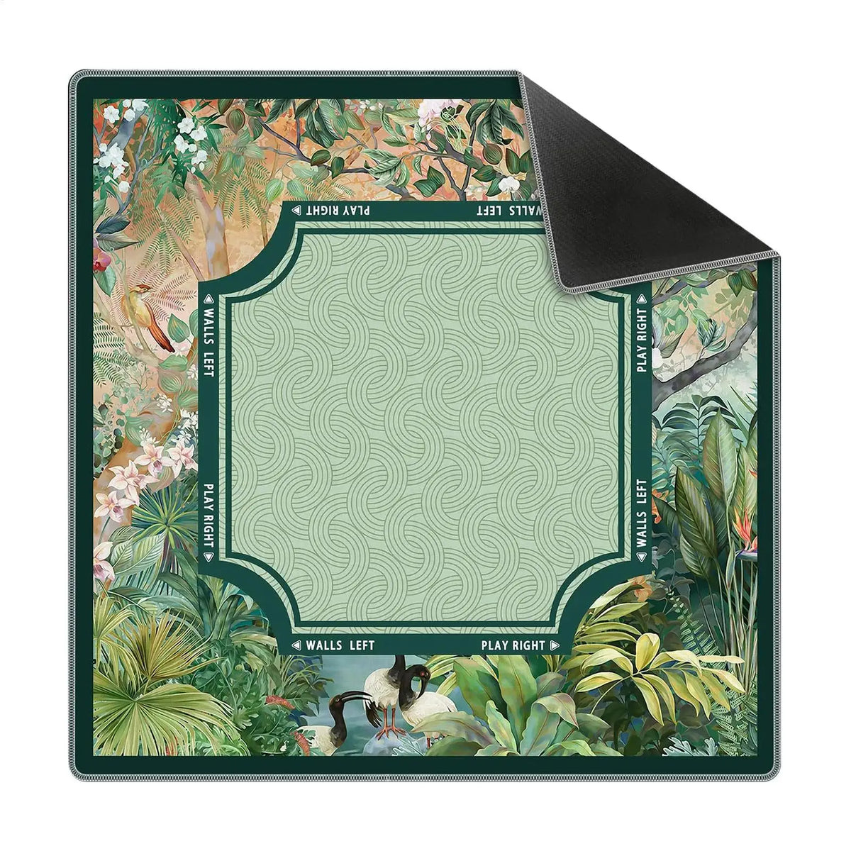 80x80cm Mahjong Mat – Tropical Vintage Anti-Slip Game Table Cover