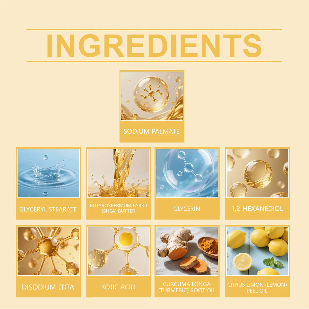 OceAura Kojic Acid Lemon Turmeric Brightening Soap Bar