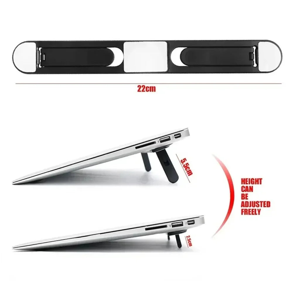 Foldable Ergonomic Laptop Stand Riser | MacBook & Notebook