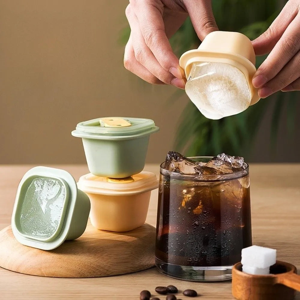 Silicone Mini Ice Cube Mold – Reusable Square DIY Tray