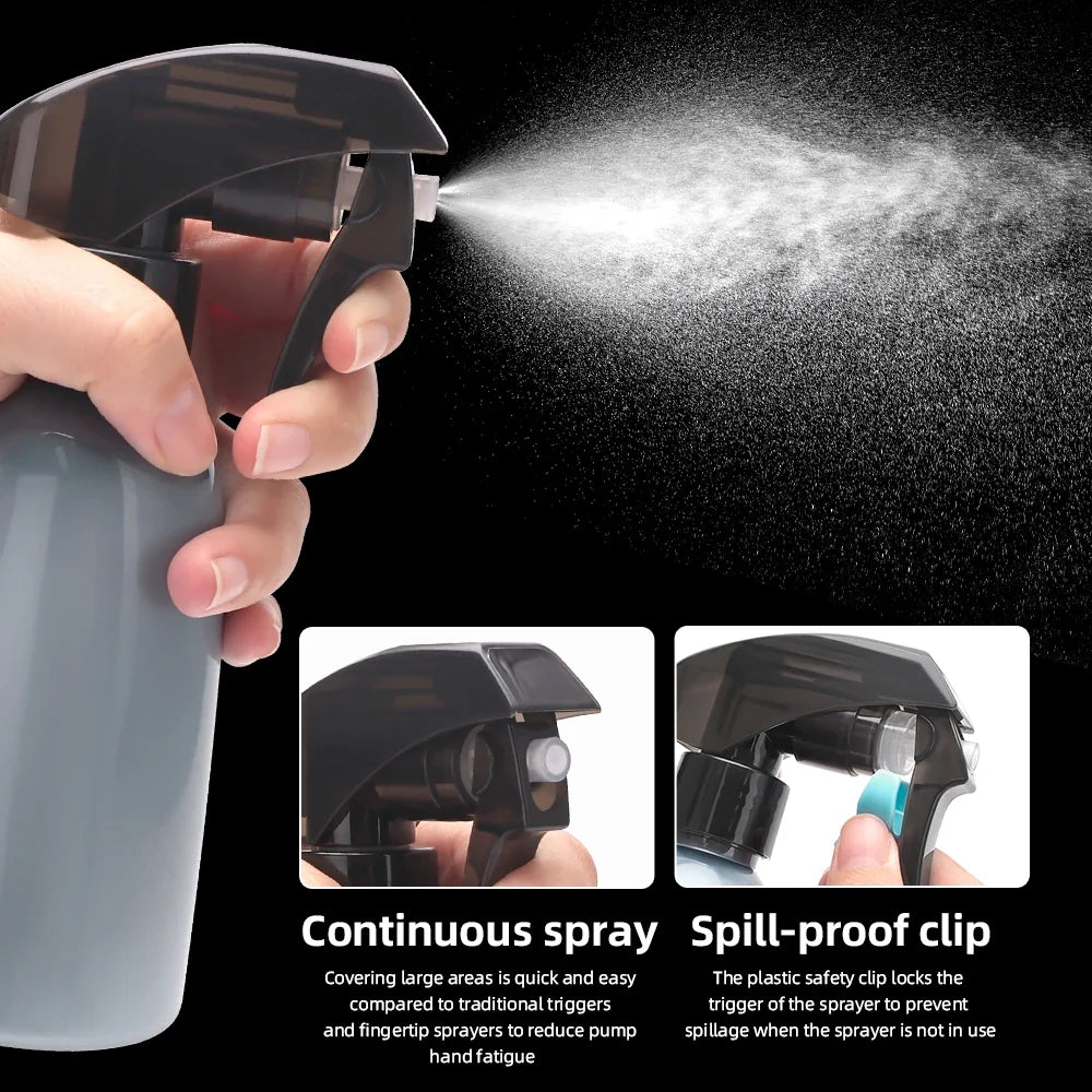 Fine Mist Refillable Hair Spray Bottle | Ball Bearing Pump