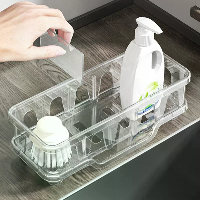 Kitchen Sink Drain Rack – Sponge Soap Shampoo Storage Shelf