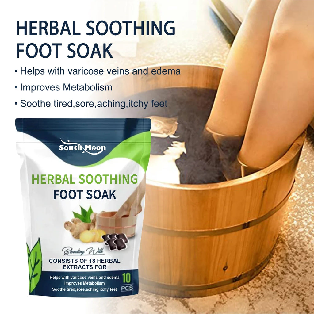 Natural Herbal Foot Soak Beads – Saffron & Glycerin Spa 10pc