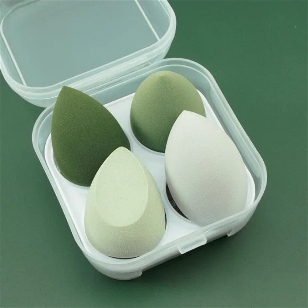 4pc Makeup Blender Sponge Set – Foundation & Concealer Puffs
