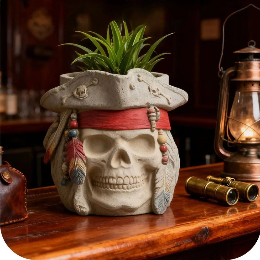 Pirate Skull Silicone Mold – DIY Candle Resin & Plaster