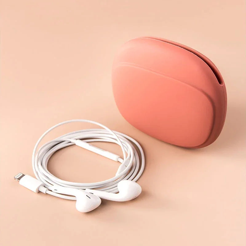 Silicone Cable & Earphone Storage Bag | Travel Organizer