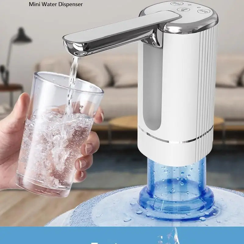 HOMEFISH USB Electric Folding Water Pump | Auto Water Dispenser
