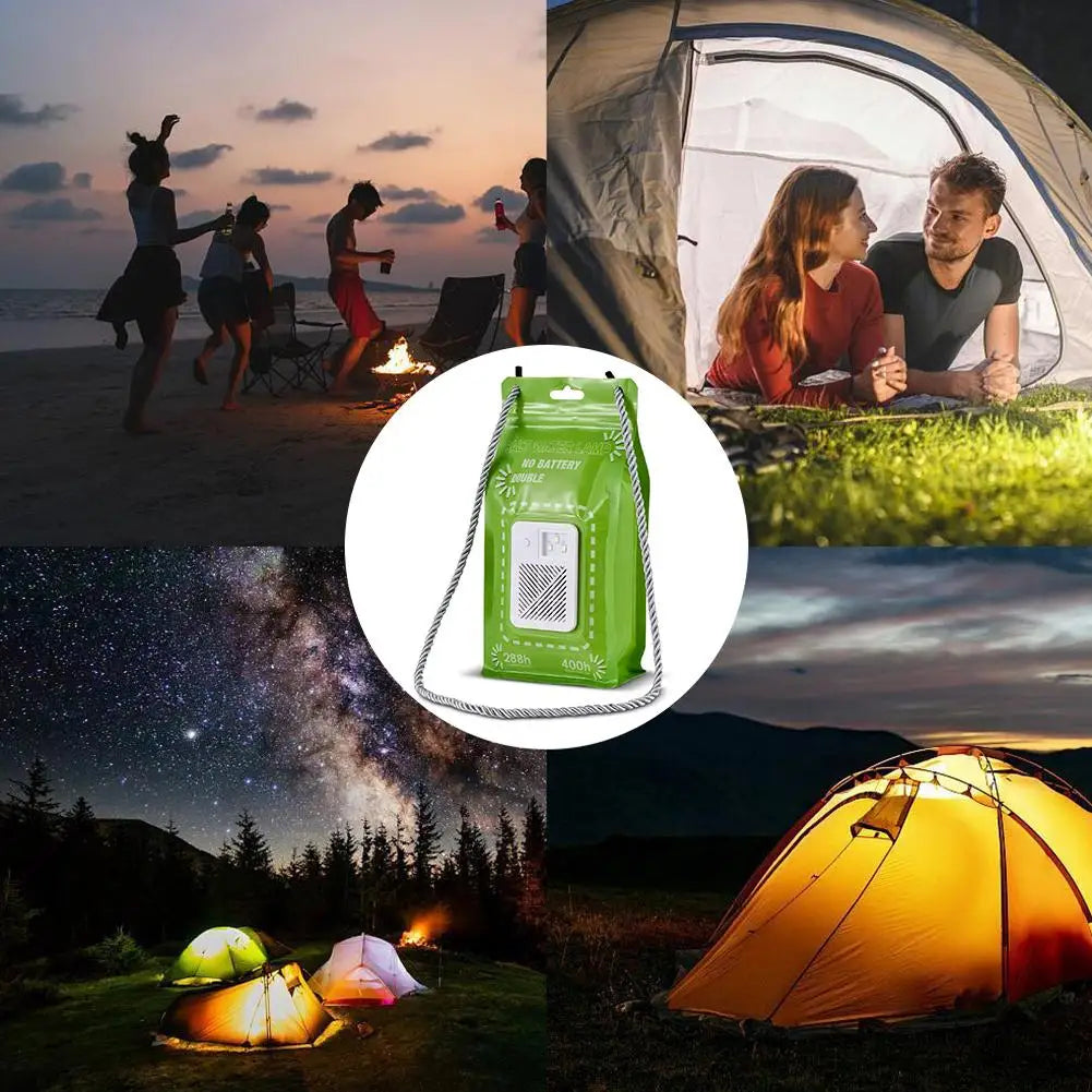 Portable Salt Water Powered LED Lantern Eco-friendly Emergency