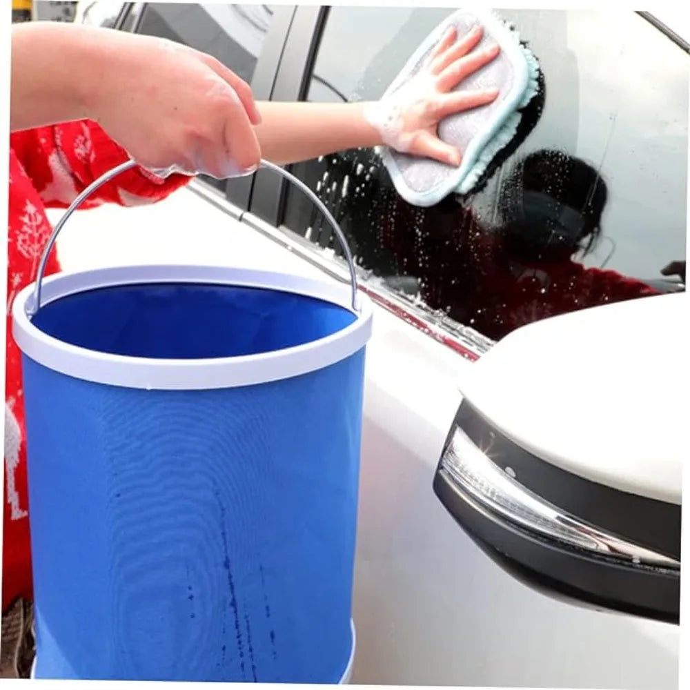 9L Collapsible Oxford Bucket – Car Wash, Camping & Fishing