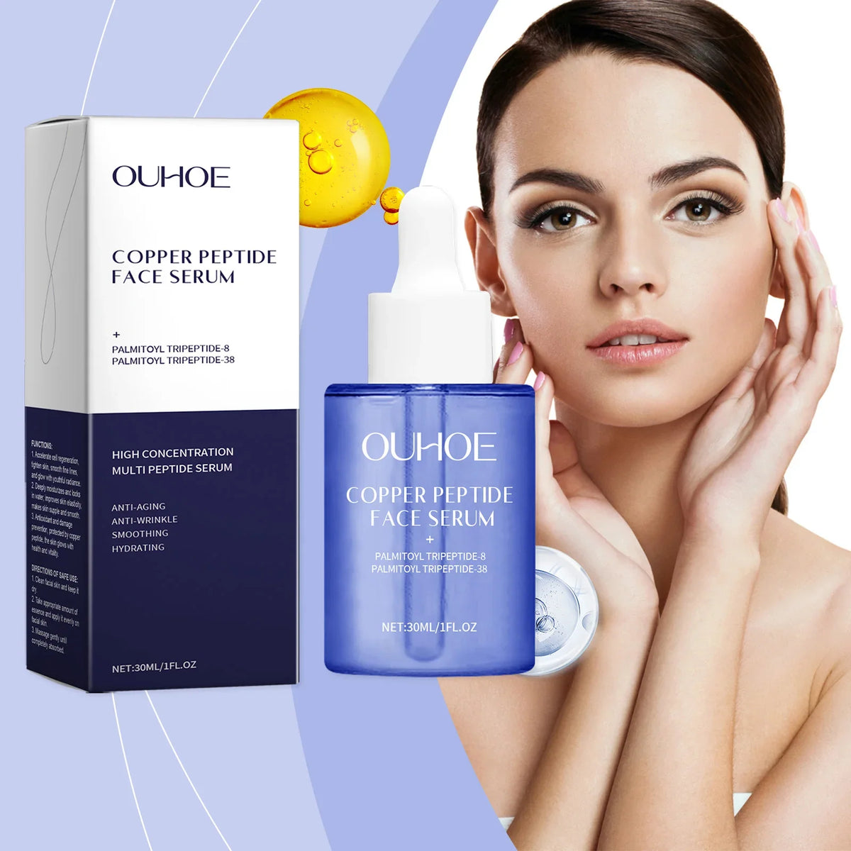 Copper Peptide Facial Serum – Firming, Brightening & Hydrating