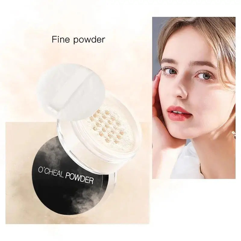 OCHEAL Matte Loose Setting Powder – Oil Control & Waterproof