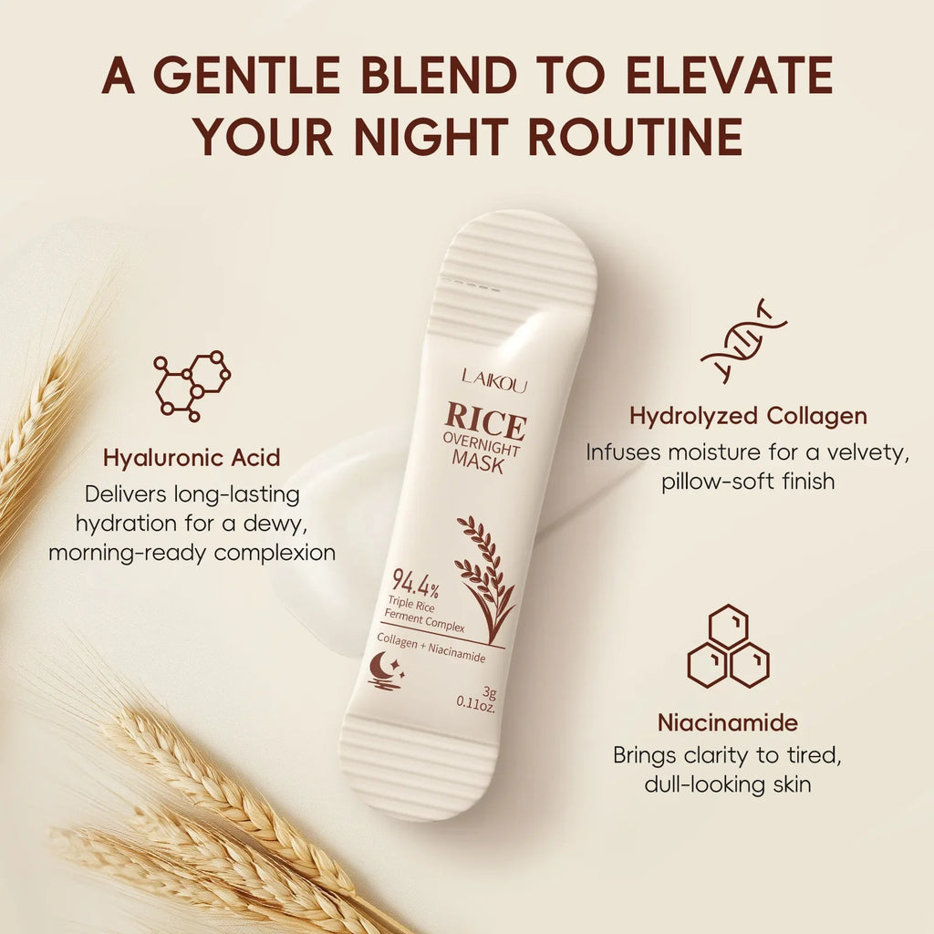 Rice Pulp Brightening Sleep Mask | Korean Skincare