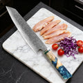 67-Layer Damascus Steel Kiritsuke Chef Knife – 20.5cm