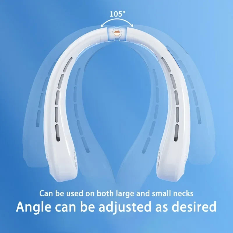 Lenovo Bladeless Neck Fan 720° Adjustable USB Portable Cooling