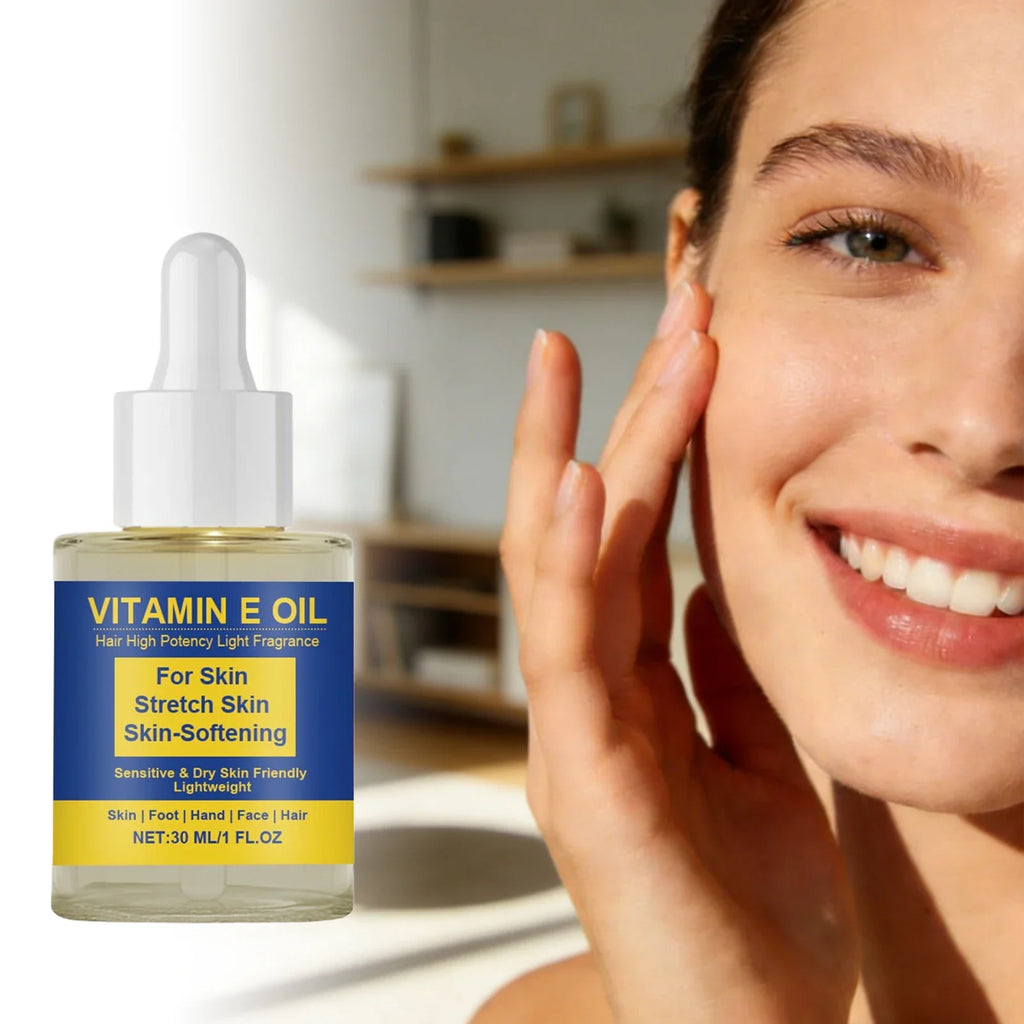 Vitamin E Body Oil – Moisturize Skin, Hands, Feet & Scalp 30ml
