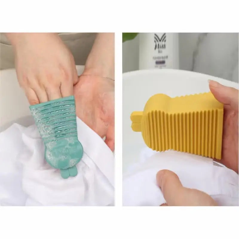 Rabbit Handheld Laundry Scrub Brush – Portable Mini Wash Board