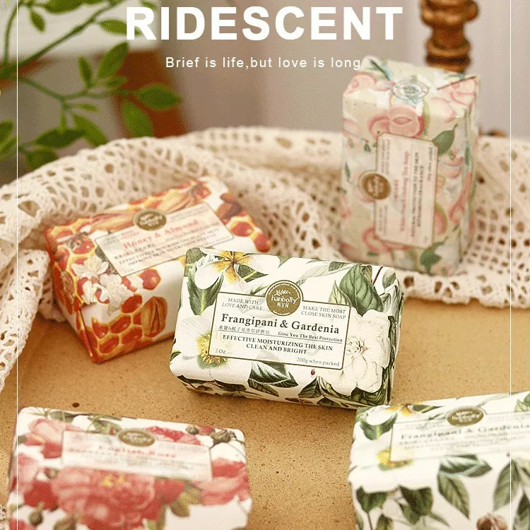 Floral Essential Oil Handmade Soap 200g – Gift & Body Care