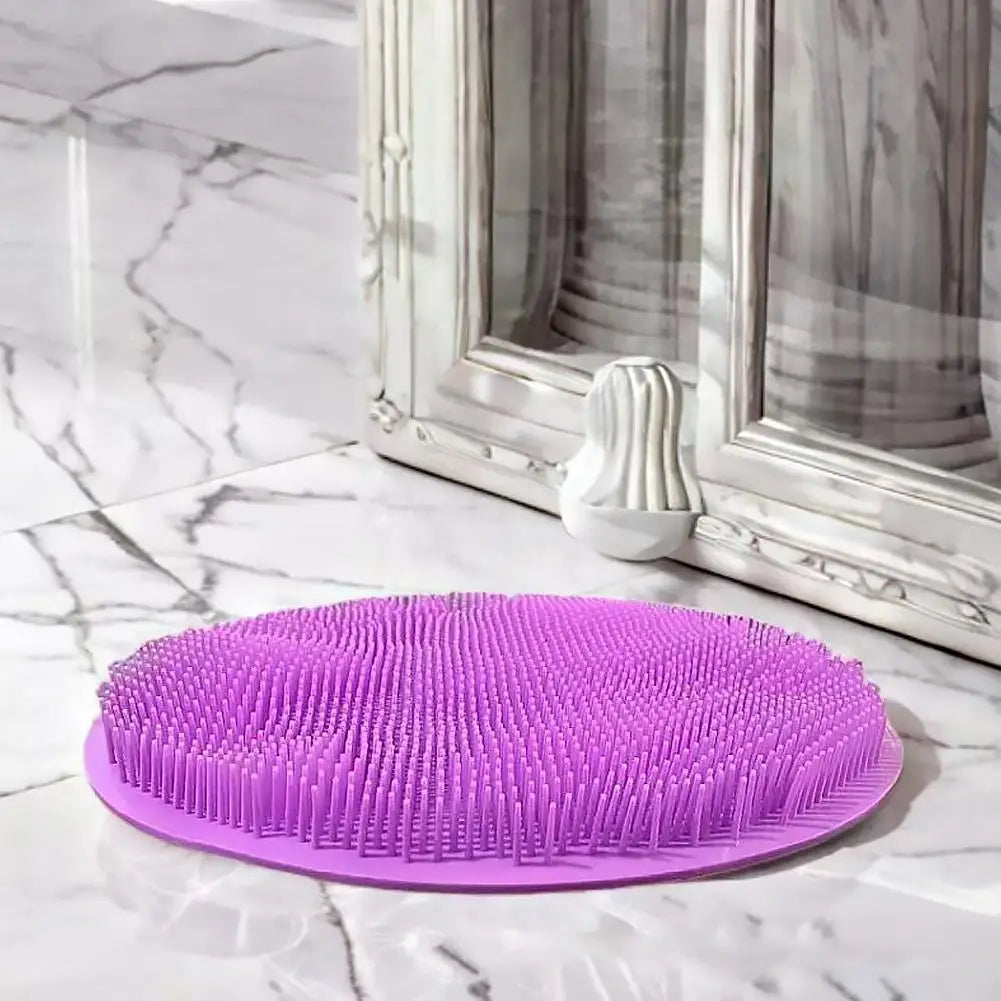 Silicone Foot Scrubber Mat – Non-Slip Bath Massage Pad