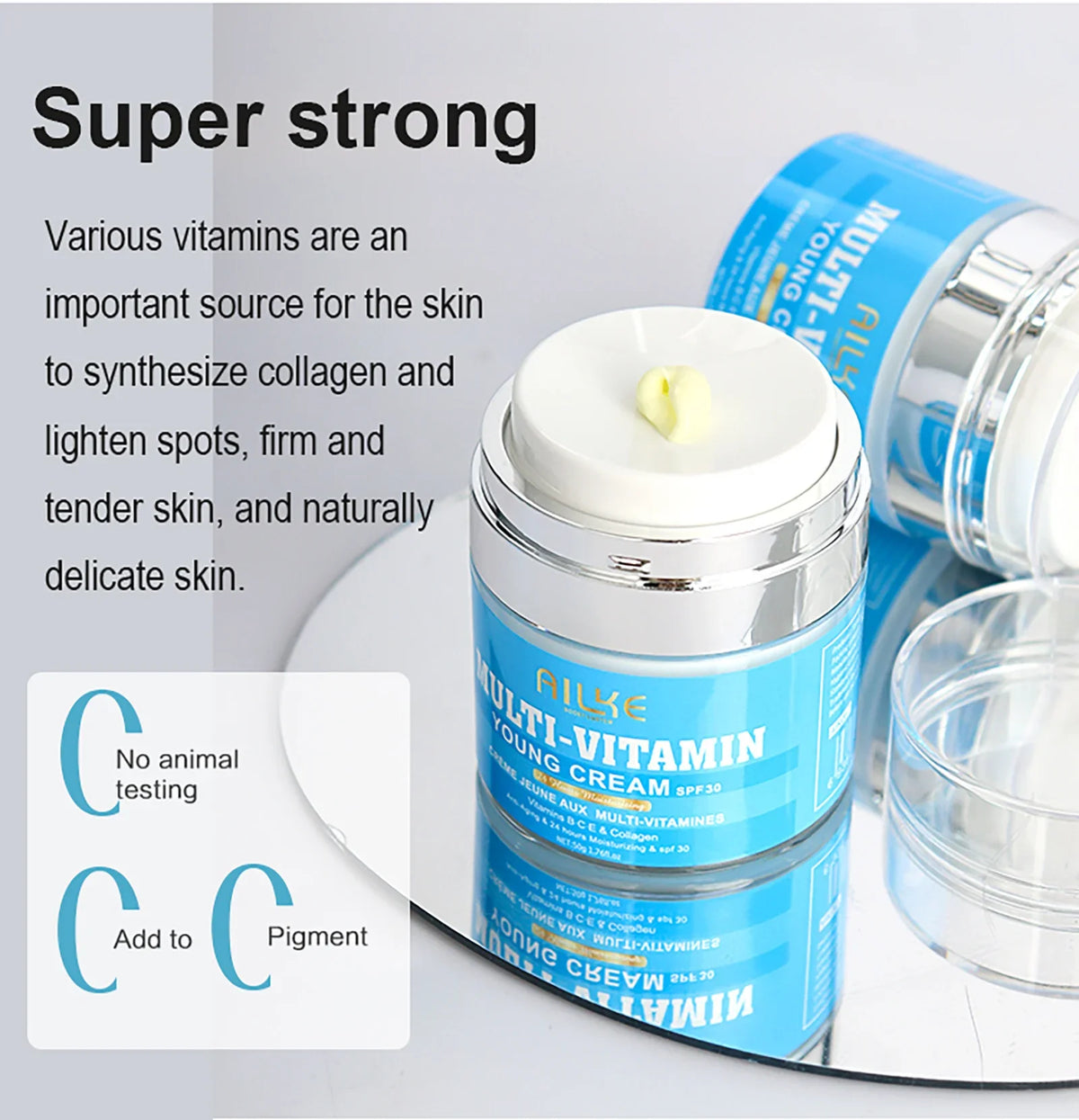 AILKE Multivitamin Face Cream – Brightening & Anti-Aging | 50ml
