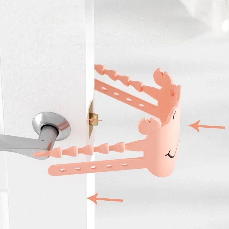 Silicone Door Buffer Mute Lock Sleeve | Anti-Pinch & Anti-Slam