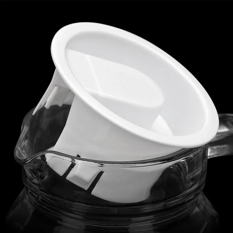 Plastic Carafe Lid Cover – Dust-Proof Bistro Pitcher Cap 1-2 Pk
