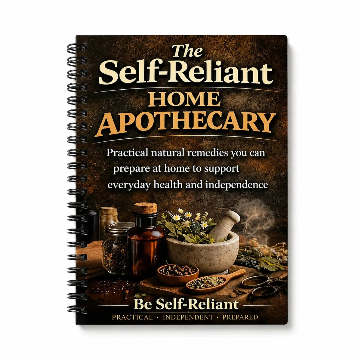 Self-reliant Home Apothecary Herbal Remedies Journal DIY Natural